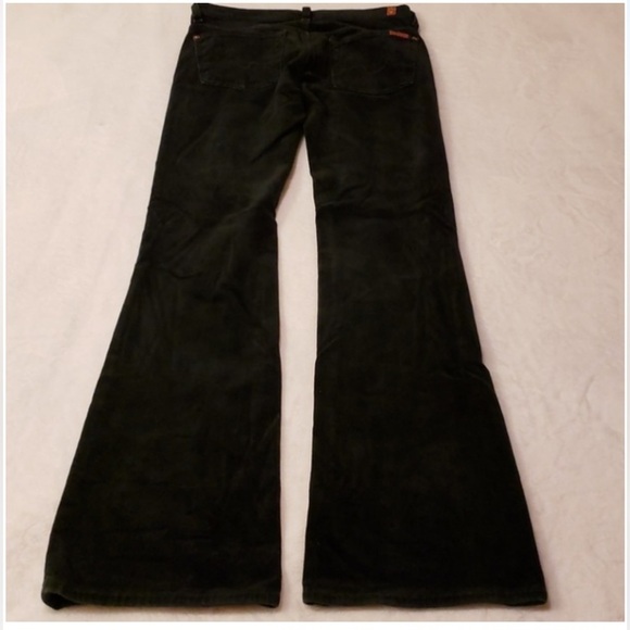7 For All Mankind Velvet Boot Cut Jeans Sz 28 Women - Picture 3 of 9